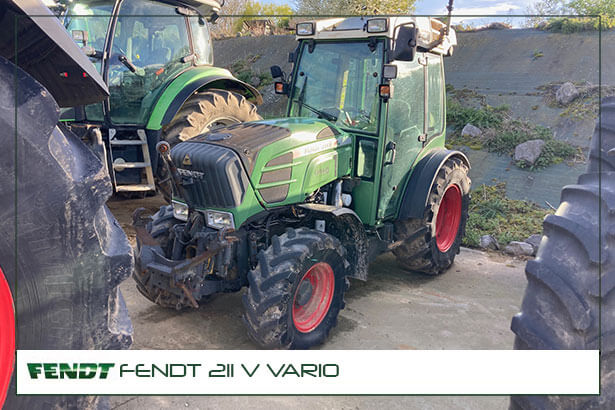 Fendt211VVariog1 Tracteur vigneron Fendt 211 V Vario Gen 1