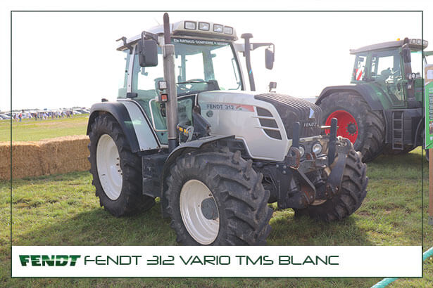 Fendt312VarioBlancPh1G1 Tracteur Fendt 312 Vario TMS Blanc Phase 1 Gen 1