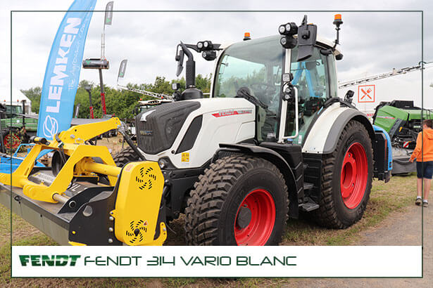 Fendt314g3Blanc Tracteur Fendt 314 Vario Gen 3 Blanc