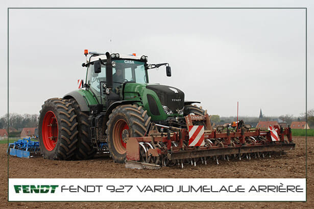 Fendt927VarioJumelageArriereG4 Tracteur Fendt 927 Vario Jumelage Arrière Gen 4