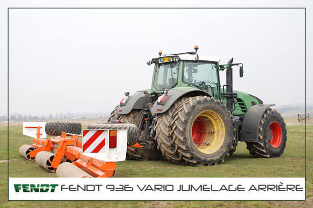 Fendt936VarioJumelageArriereG4 Tracteur Fendt 936 Vario Jumelage Arrière Gen 4