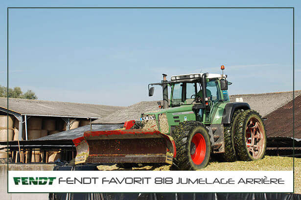 FendtFavorit818JumelageArriereG1 Tracteur Fendt Favorit 818 Jumelage Arrière Gen 1