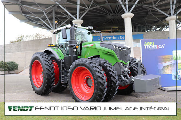 FendtOne1050VarioG3 Tracteur Fendt One 1050 Jumelage Intégral Gen 3