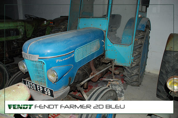 FendtFarmer2DBleu Tracteur Fendt Farmer 2D Bleu