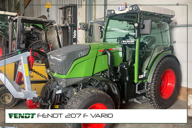 Fendt207FVarioG3 Tracteur vigneron Fendt 207 F Vario Gen 3