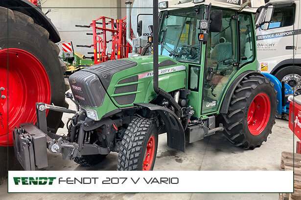 Tracteur Fendt 207 V Vario Tracteur vigneron Fendt 207 V Vario